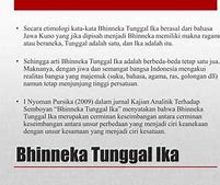 Bhinneka Tunggal Ika Berasal Dari Bahasa Indonesia